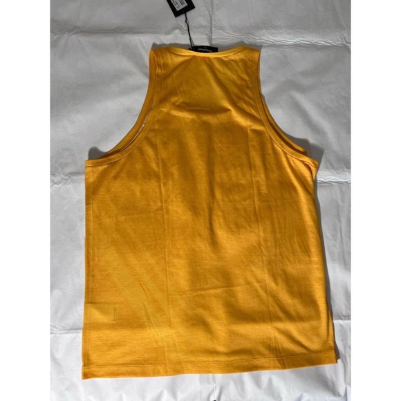 DSQUARED2 Mens DSQ2 Tank Top Shirt Yellow White Sz M Made in Italy NWTS71NC0212 - Picture 3 of 13